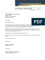 Approval Letter About BFP