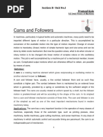 Cam and Follower Notes 2018 PDF