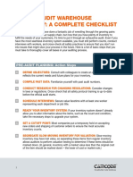 Complete Warehouse Inventory Audit Checklist
