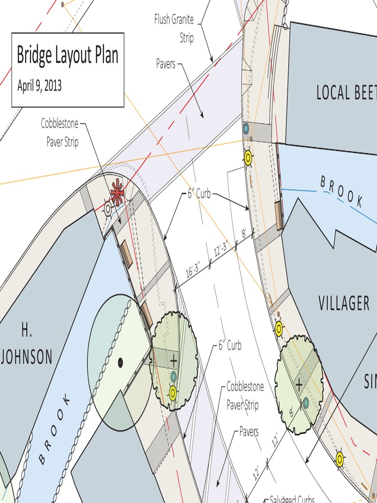 Curb and Paver Strip Layout Plan | PDF