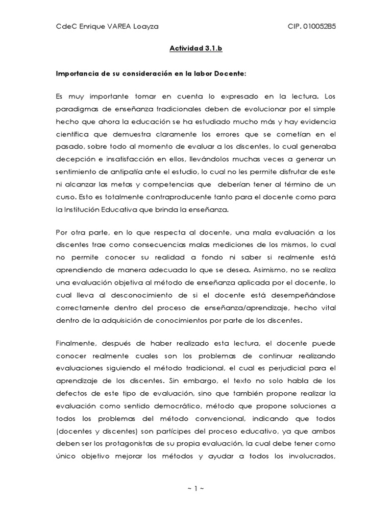 Evolución de la Evaluación Educativa | PDF