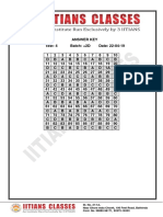 2D Test Answer Key 22-04-19