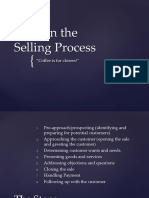 Steps in Selling Process PDF