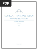 Coit20247 - Database Design and Development: SQL (Creating Data Structures)