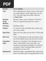 Basic Types: Format Use To Display