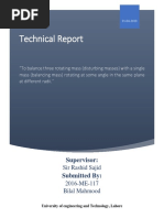 Technical Report: Supervisor: Submitted by