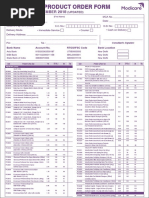 Consultant Product Order Form PDF