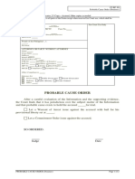 CF RP 3D Probable Cause Order