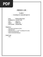 DBMS Lab Journal 3