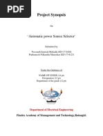 Project Synopsis: Automatic Power Source Selector