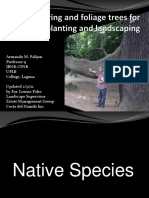 Native and exotic tree species for landscaping