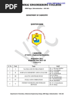 CY8151 Engineering Chemistry