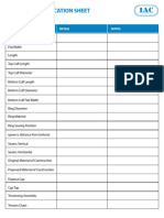 Filter Bag Specification Sheet PDF