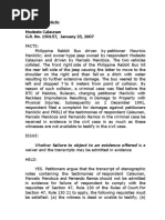 TRIAL OBJECTION Manliclic v. Calaunan