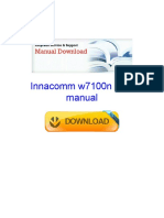 Innacomm w7100n User Manual