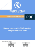 Kriptomat Token Listing