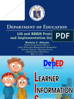LIS and EBEIS IMPLEMENTING GUIDELINES Conference of Philippine Schools Overseas