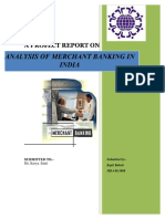 Analysis of Merchant Banking in India