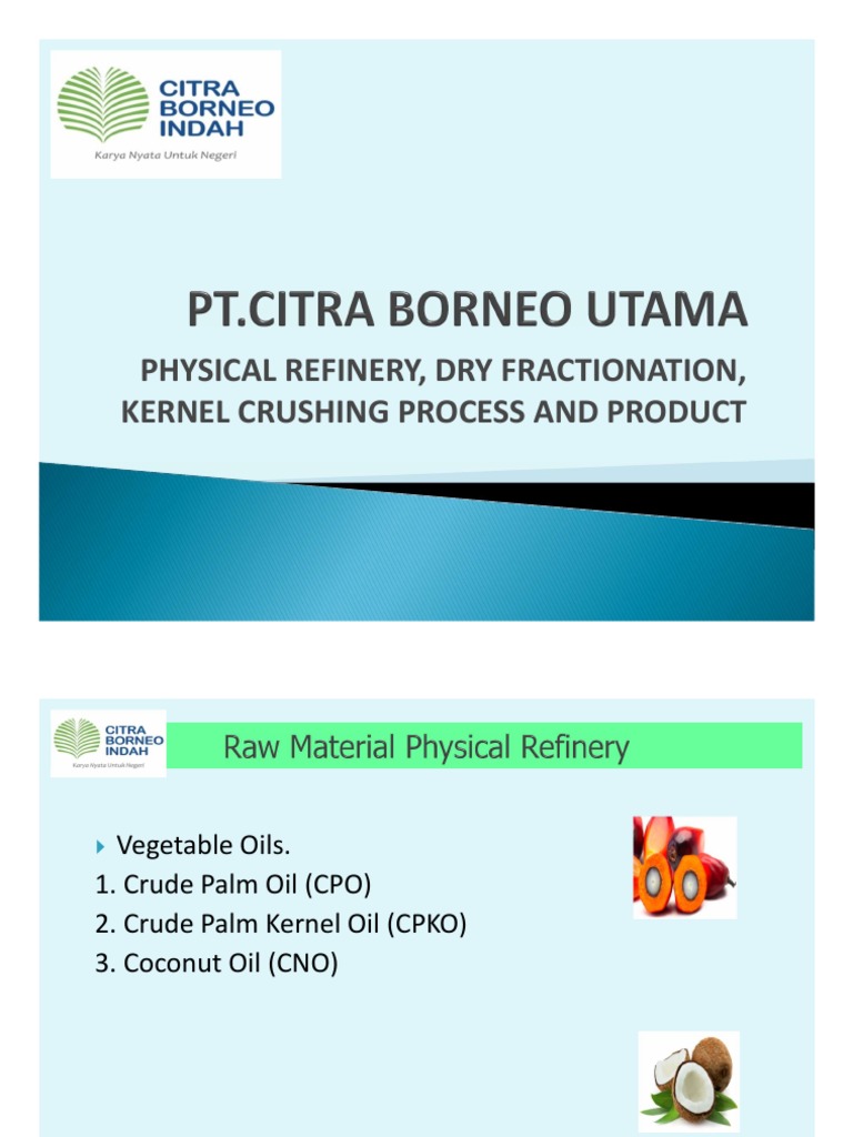 Process Overview and Applications of Refined Bleached Deodorized Palm ...