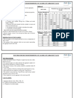 Test Procedure For Determining of Aggregate Abrasion Value: Purpose of Testing: Table No: 1