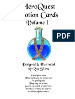 Heroquest Potion Cards: Designed & Illustrated by Ron Shirtz