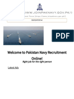 Welcome To Pakistan Navy Recruitment Online!: (HTTPS://WWW - Joinpaknavy.Gov - PK/)