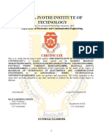 Vidya Jyothi Institute of Technology: Certificate