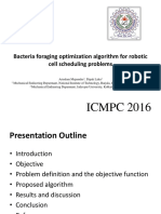 ICMPC 2016: Bacteria Foraging Optimization Algorithm For Robotic Cell Scheduling Problems