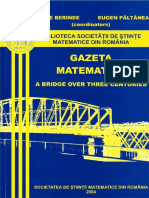 Vasile Berinde, Eugen Păltănea, Romanian Mathematical Society-Gazeta Matematică - A Bridge Over Three Centuries - Romanian Mathematical Society (2004) PDF