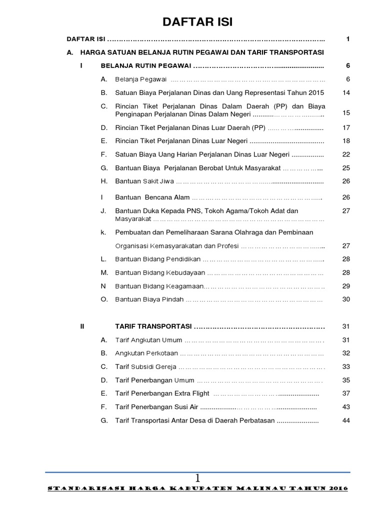Standarisasi Harga Rancangan TH 2016 Pakai  PDF