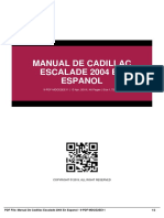 Manual de Cadillac Escalade 2004 en Espanol