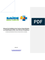 Manual de Ambi Ncia Dos Centros Especializados em Reabilita - o e Das Oficinas Ortop Dicas 27 de Julho de 2015