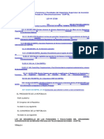 Ley de Desarrollo de Las Funciones y Facultades Del Organismo Supervisor de Inversión Privada en Telecomunicaciones