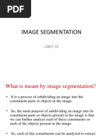 Image Segmentation: Unit-Iv