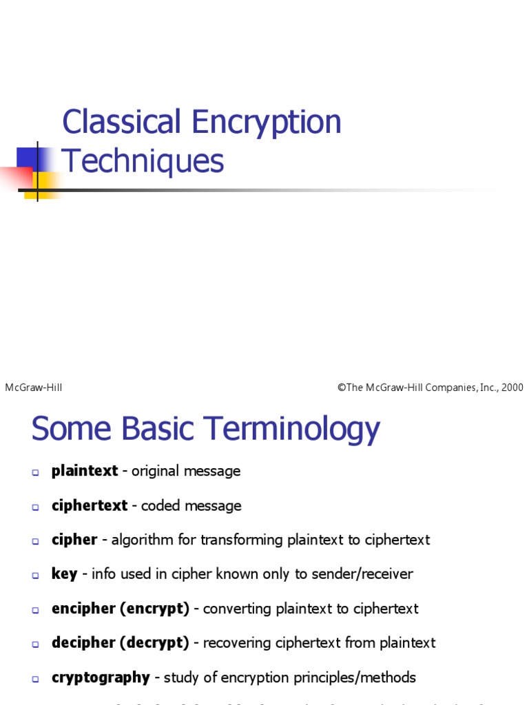 Classical Ciphers | PDF | Cipher | Cryptography