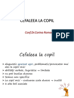 Curs 6 - Cefaleea La Copil