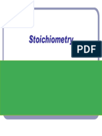 Stoichiometry: Che 3Bk3 October 12, 2004 Chapter 7, Shuler & Kargi