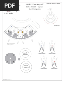 1:100 Scale: SPACE-X "Crew Dragon 2" Demo Mission-1 Capsule
