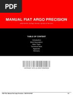 Manual Fiat Argo Precision