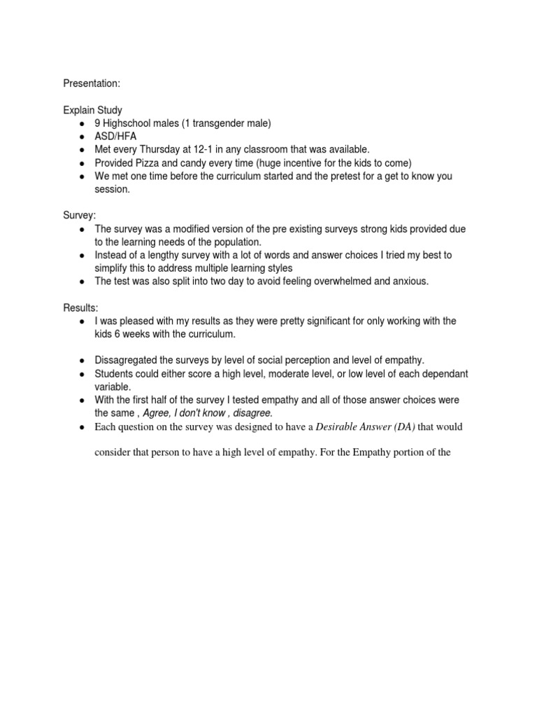 Social Skills Improvement in ASD Teens | PDF | Empathy | Perception