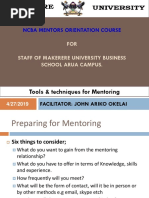 Mentors Orientation