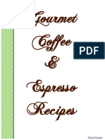 Gourmet Coffee Recipes