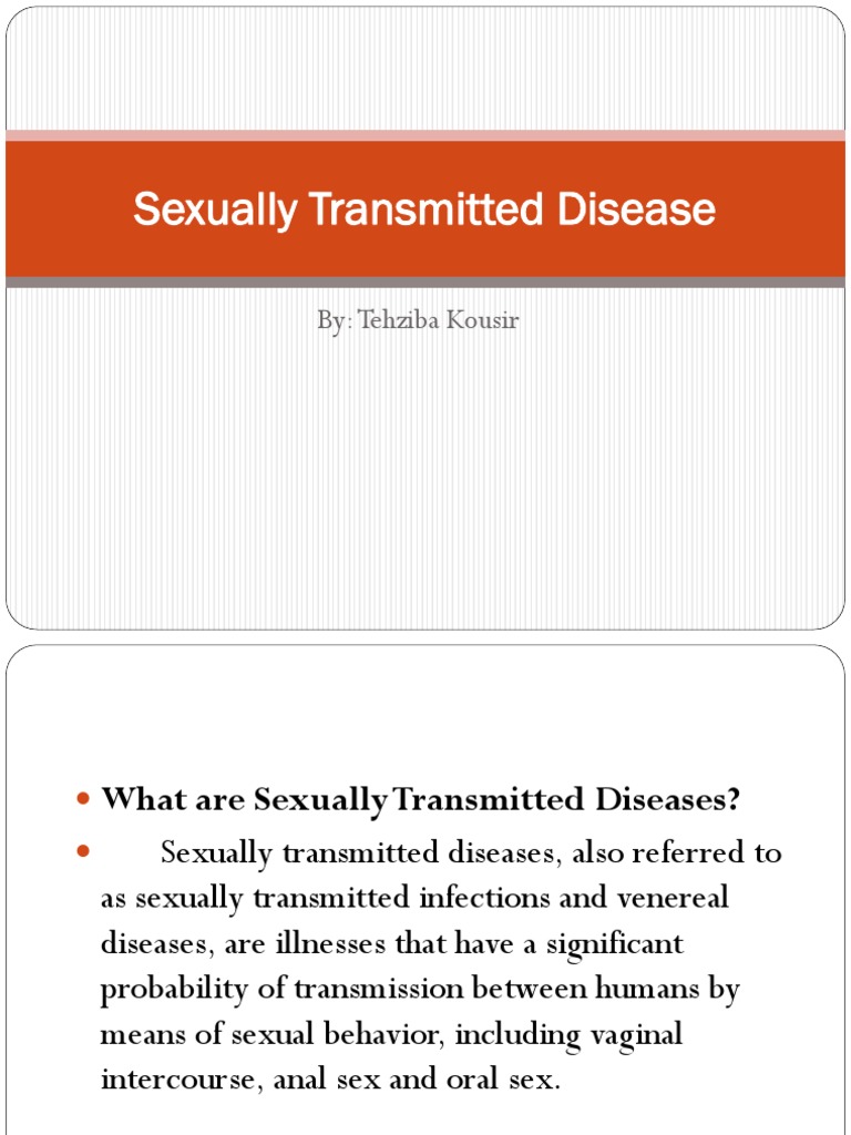 Overview of Sexually Transmitted Diseases | PDF | Sexually Transmitted ...