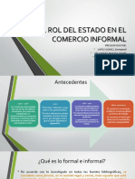 El Rol Del Estado en El Comercio Informal