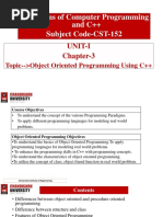 Chapter-3.1 (Basics of Object Oriented Programming)