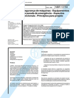 NBR 13759 - Segurança de máquinas - Equipamentos de parada de emergência - Aspectos funcionais - Princípios para projeto (1996).pdf