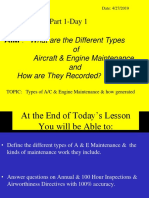 Aircraft & Engine Maintenance Part 1-Day 1
