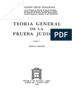 Teoría General de La Prueba Judicial