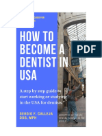 How To Become A Dentist in USA SAMPLE