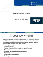 Stroke Educ - Physical Therapy